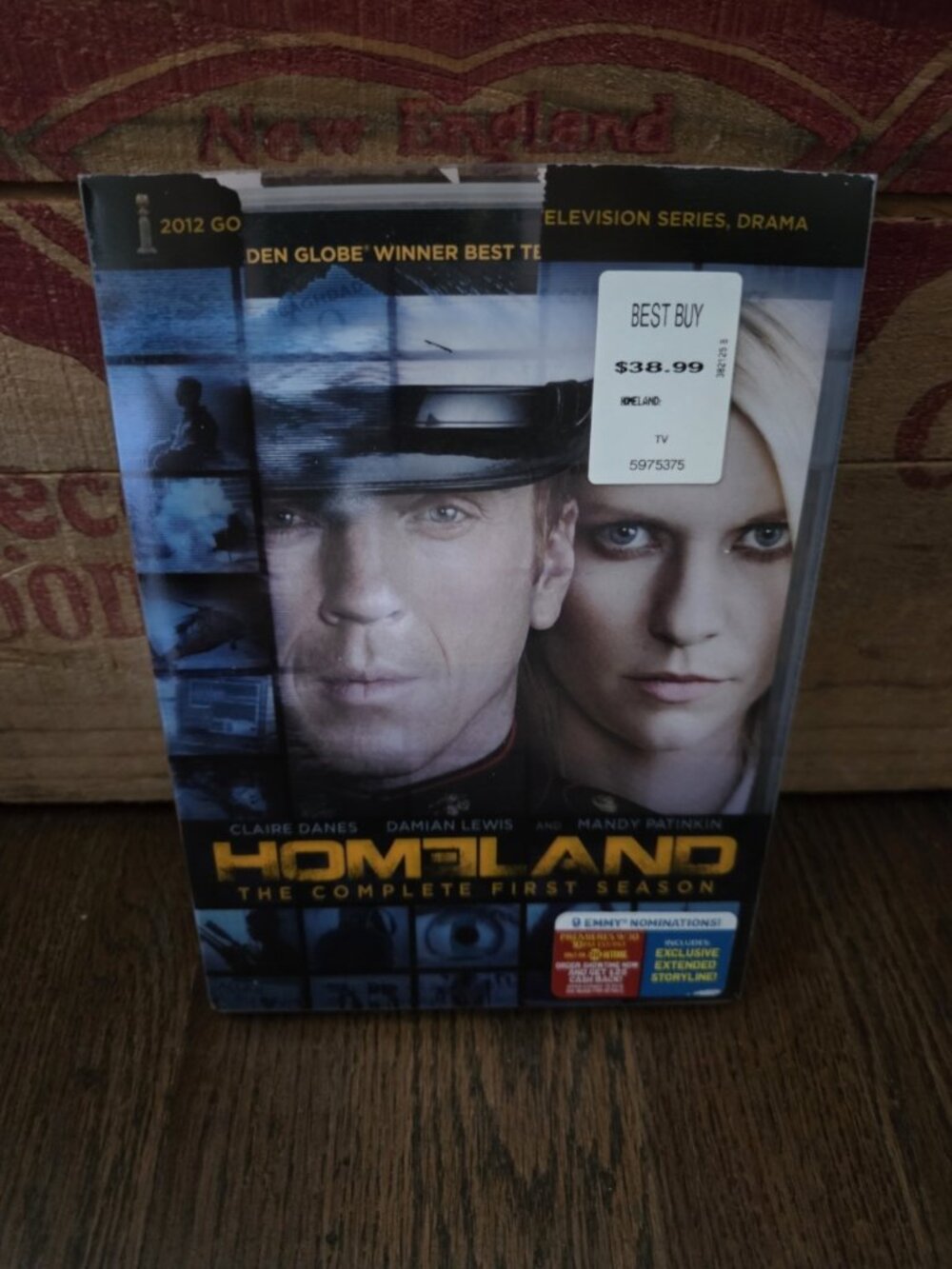 Homeland: Season 1 (DVD, 2012, 4-Disc Set) Very good
